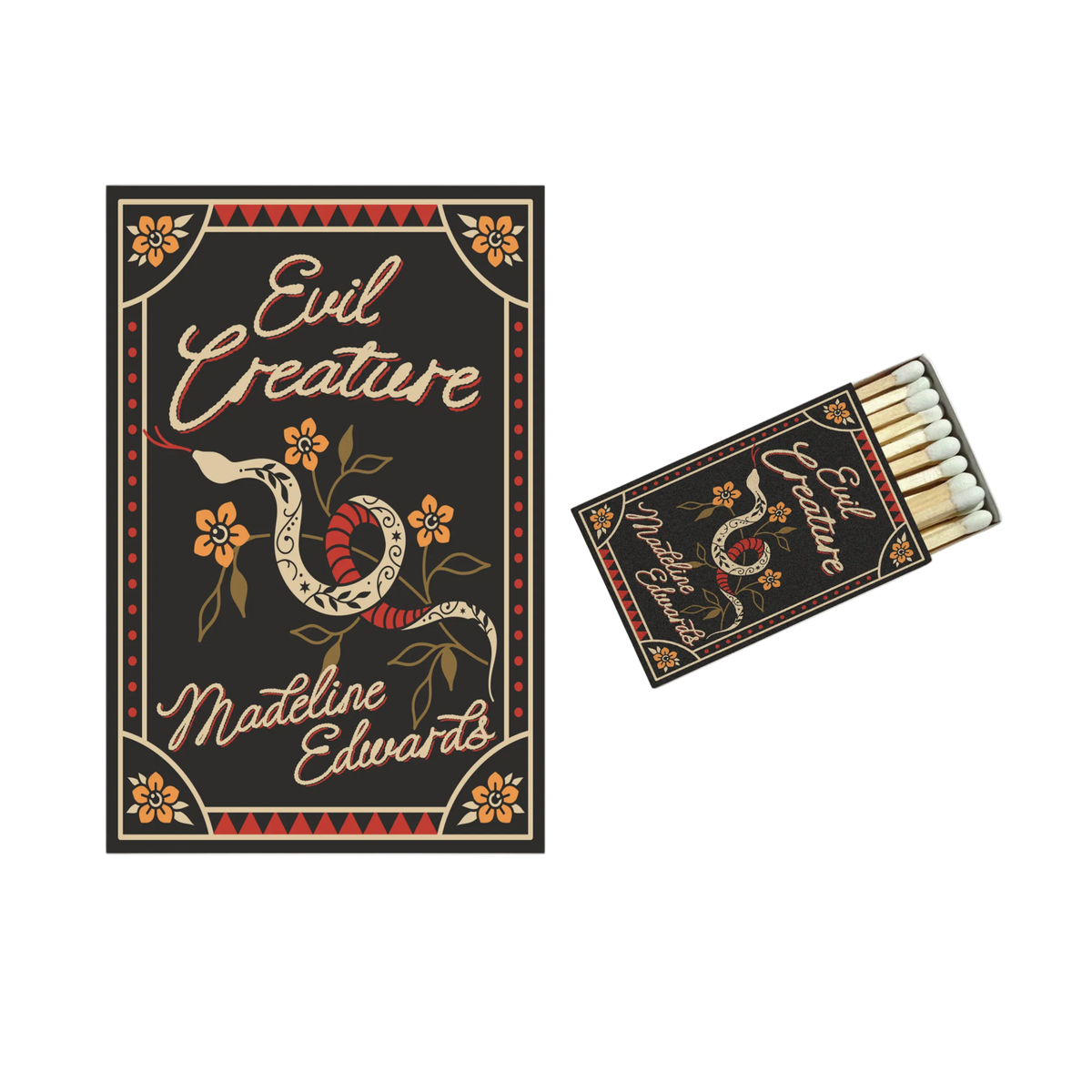 "Evil Creature" Matchbook